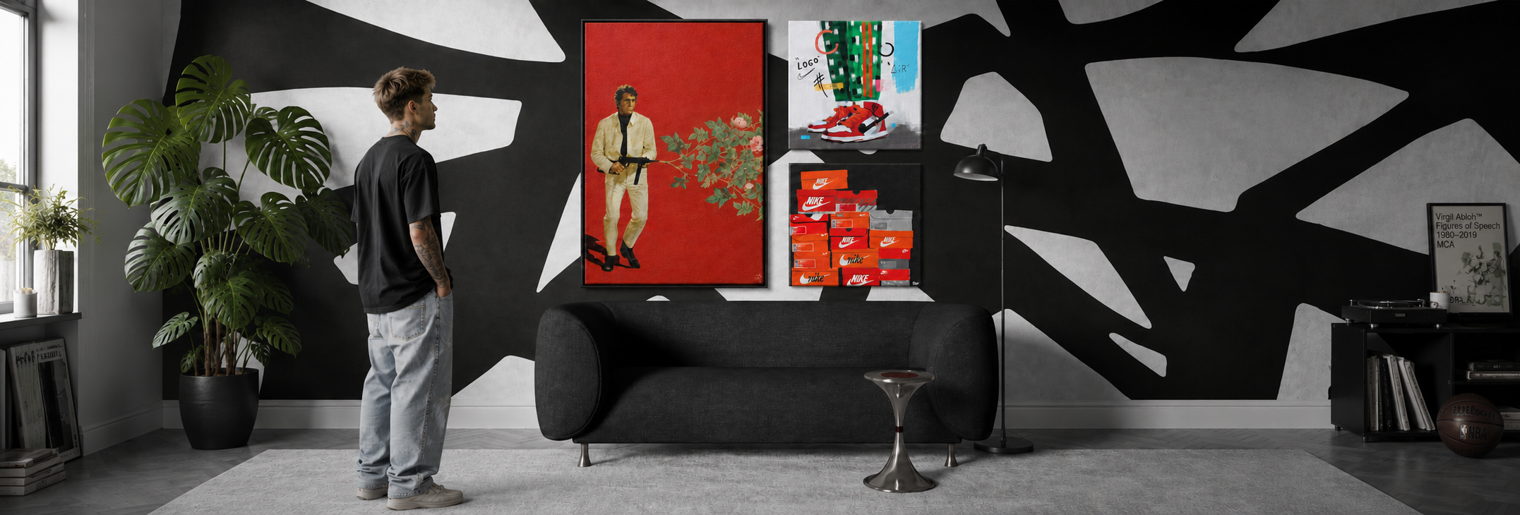 7 Modern Ways to Pair Wallpaper with Wall Art (Like A Designer)