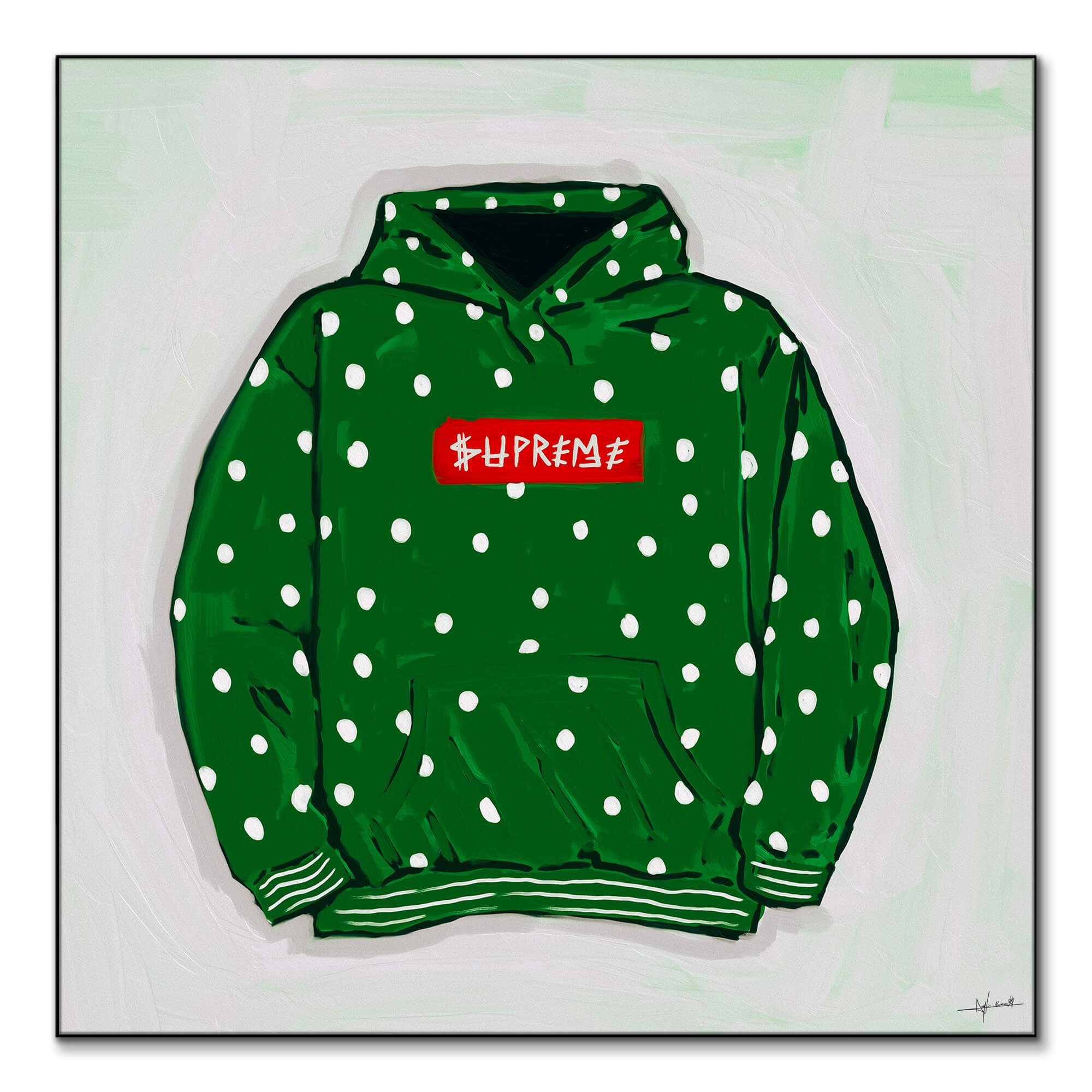 Supreme Hoodie Logo Wall Art | BIG Wall Décor