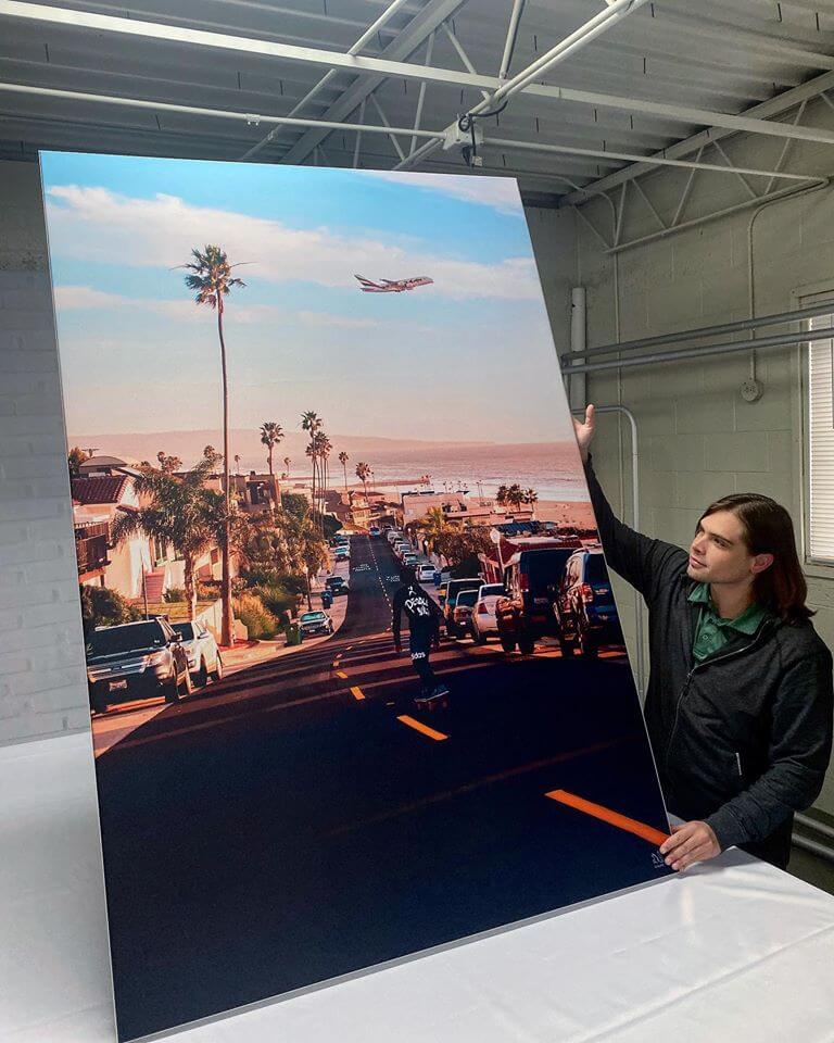 Huge Palm Tree Street Wall Art Huge Decor Prints