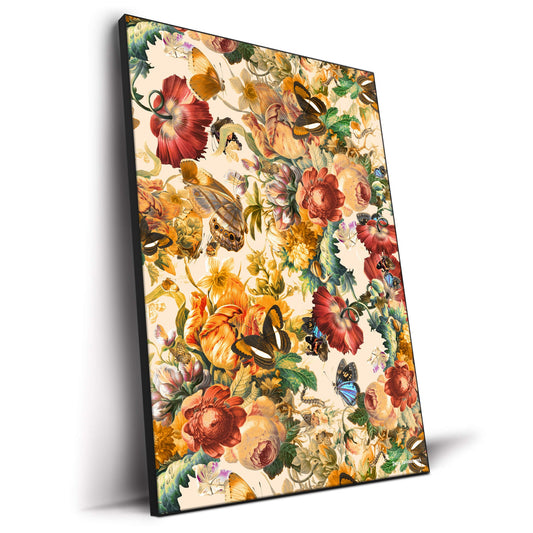 Butterfly and Floral Pattern