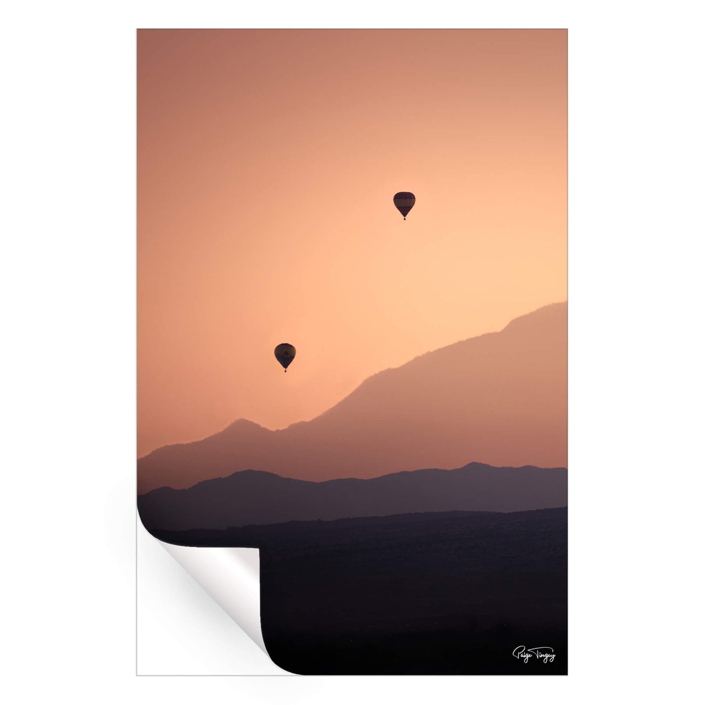 Two Hot Air Balloons