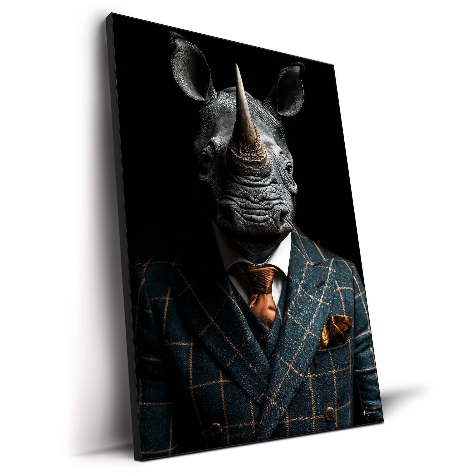 Giraffe Suit Fashion Portrait | BIG Wall Décor