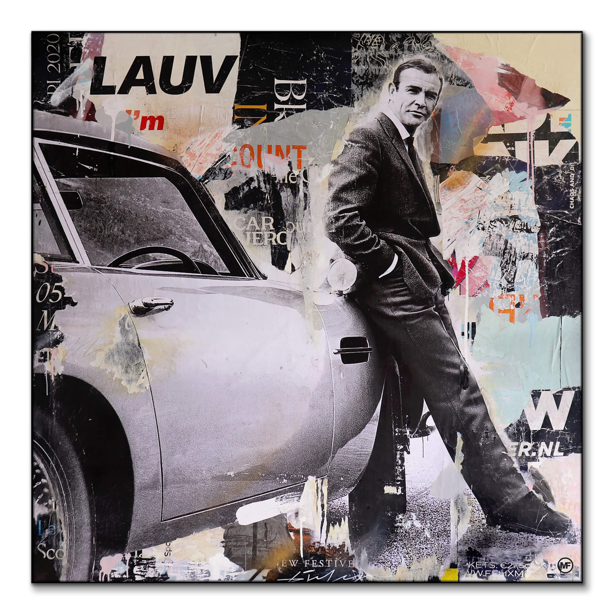 James Bond Collage Wall Art | BIG Wall Décor