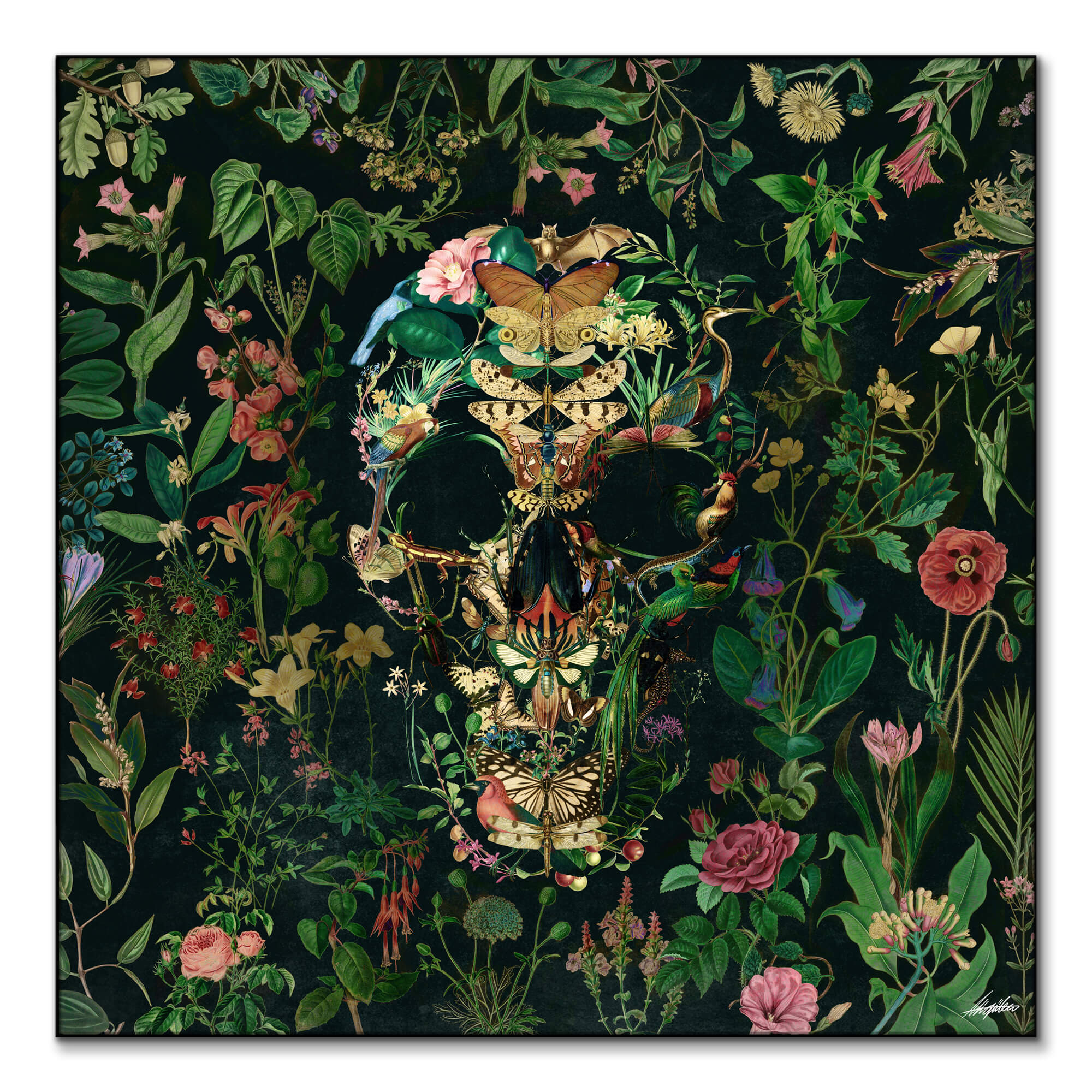 Flower Skull Wall Art | BIG Wall Décor Flower Skull Wall Art | BIG Wall Décor