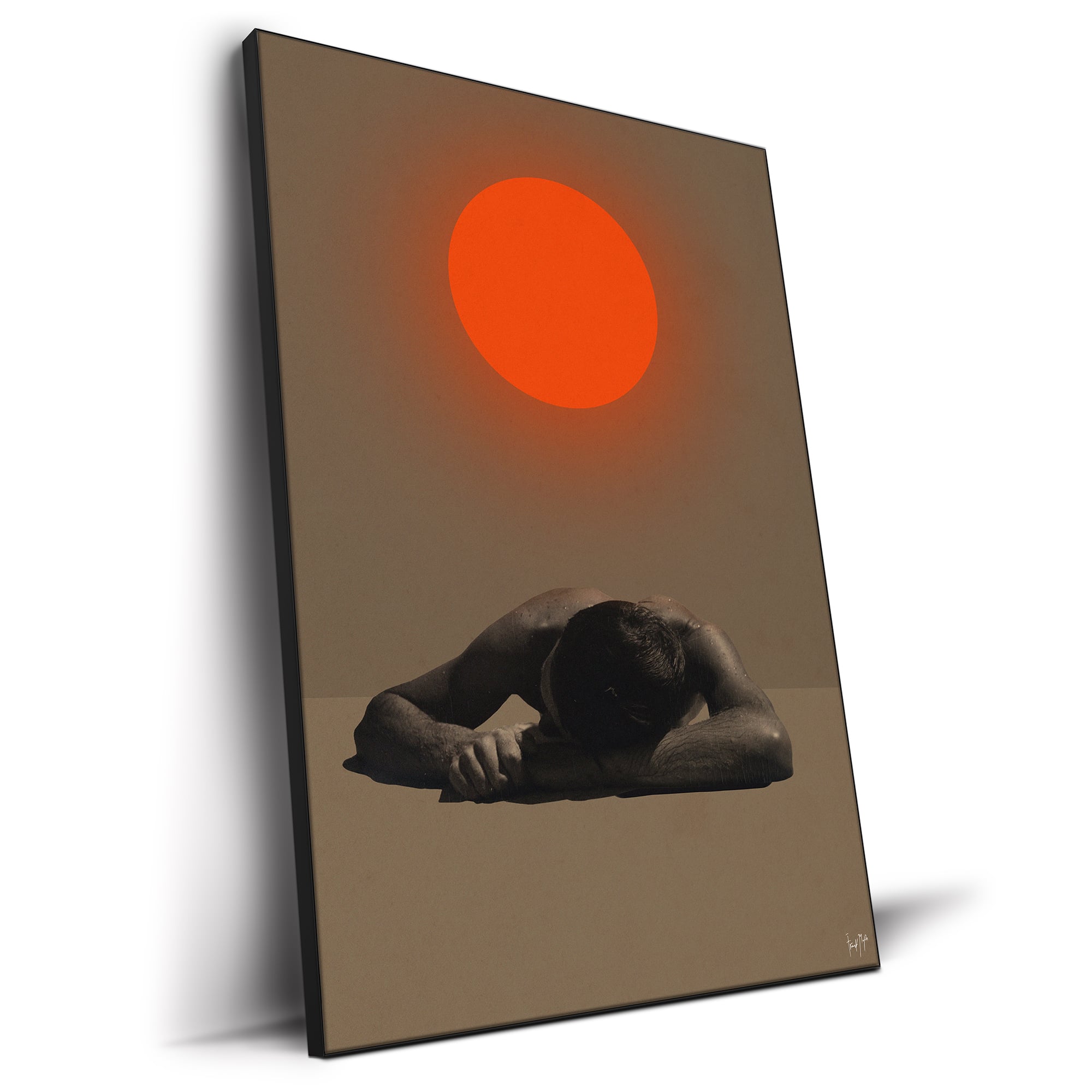 Surreal Couple in Space Wall Art | BIG Wall Décor
