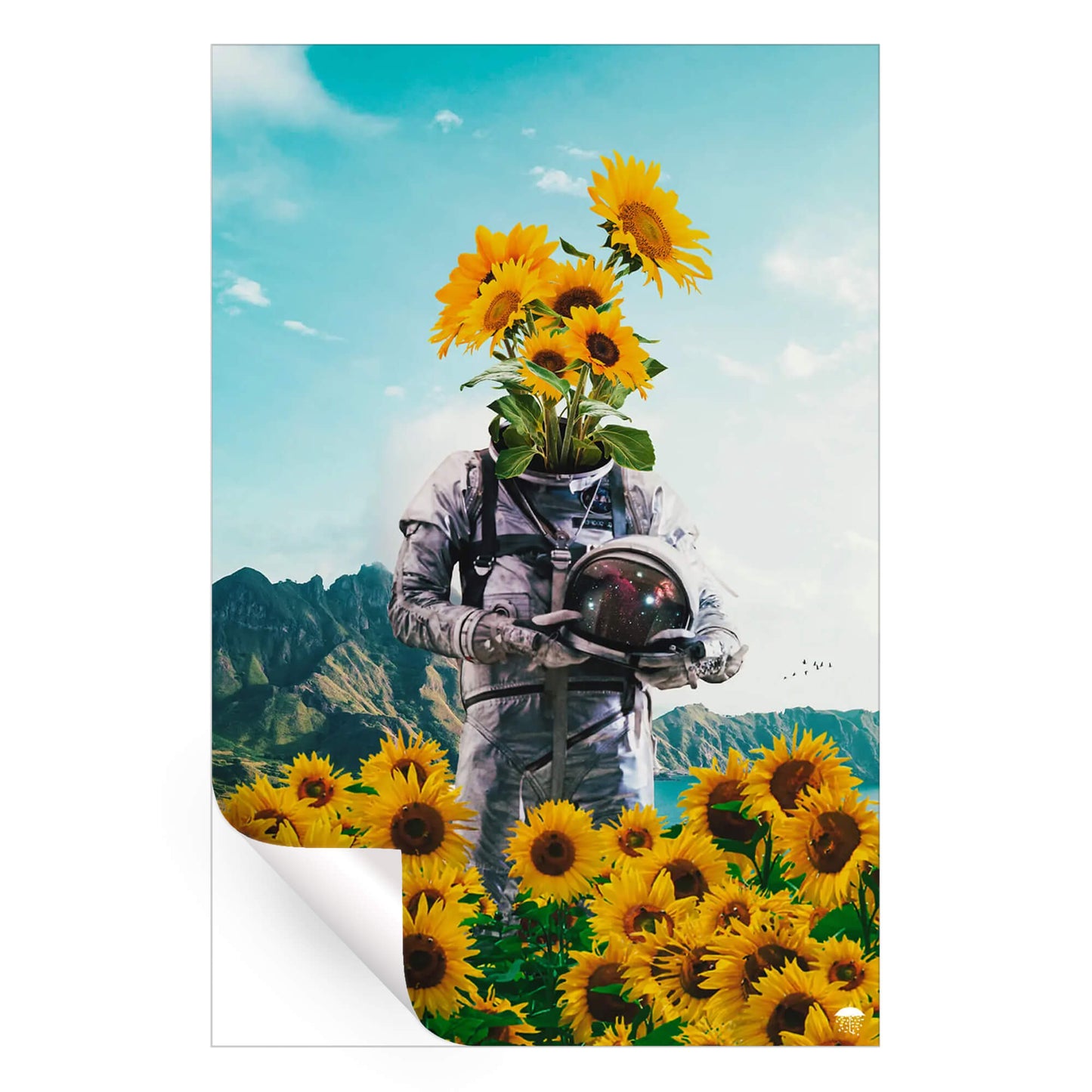 Sunflower Astronaut