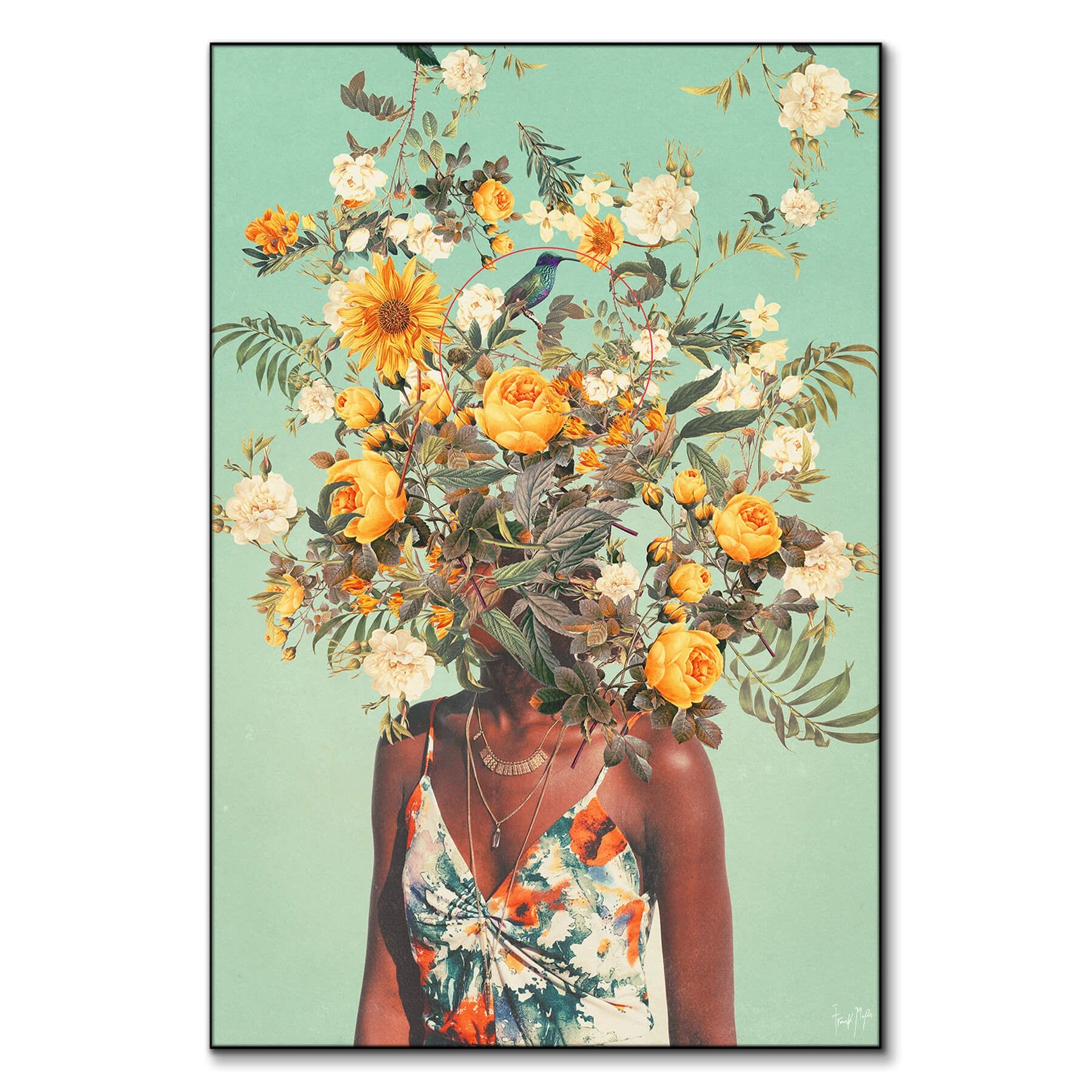 You Loved Me a Thousand Summers Ago - Flower Head Wall Art | BIG