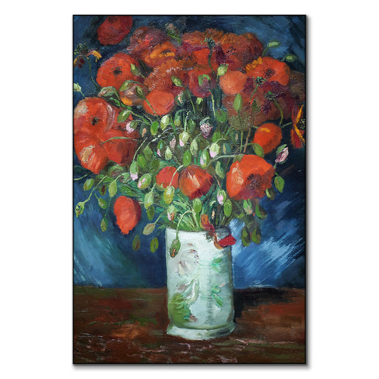 Vase with Poppies