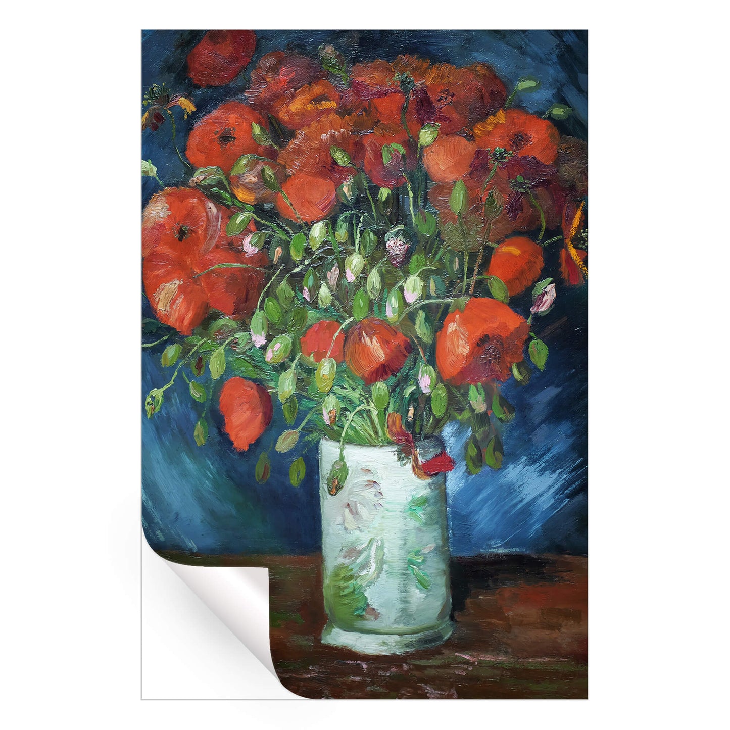 Vase with Poppies