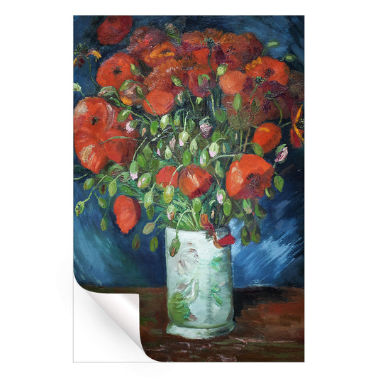 Vase with Poppies