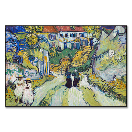 Village Street and Steps in Auvers
