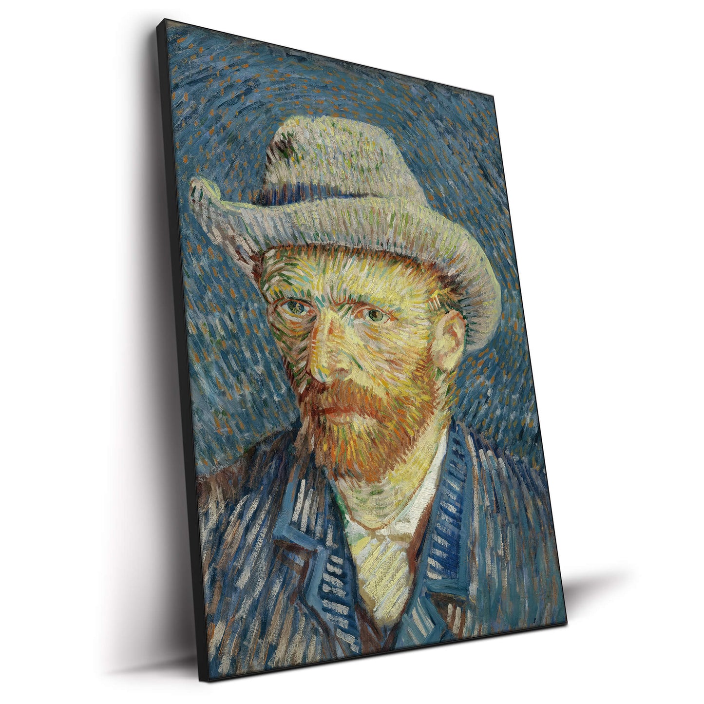 Self Portrait with Grey Felt Hat