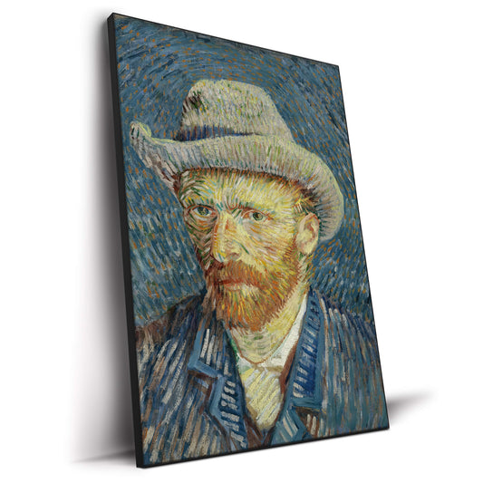 Self Portrait with Grey Felt Hat