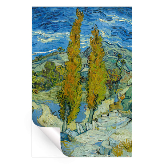 Two Poplars in the Alpilles near Saint Remy