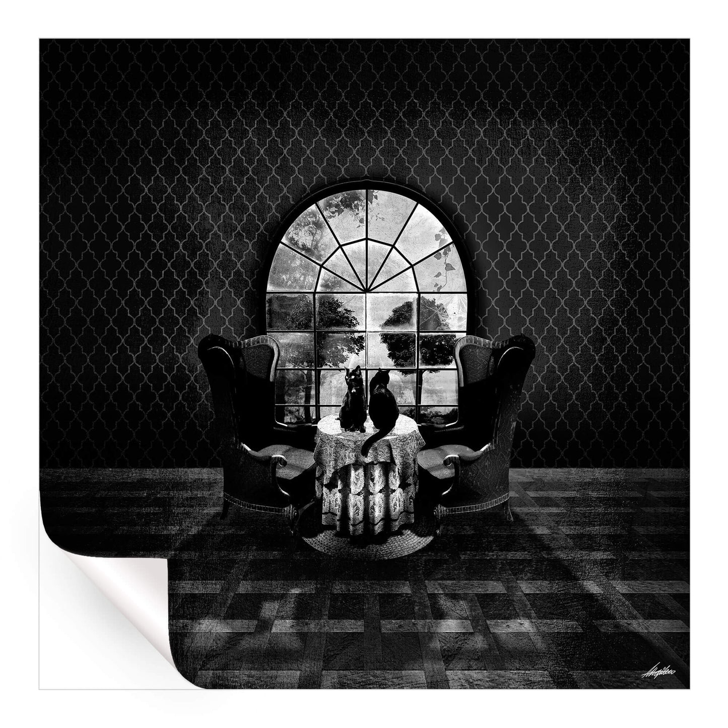 Vintage Room Skull