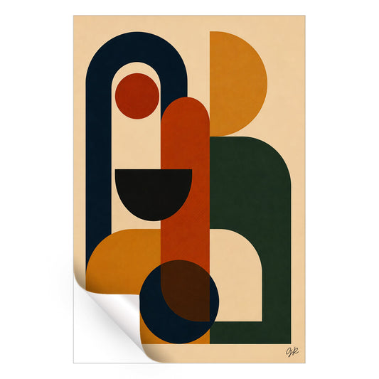 Composition No. 11 Velvet Geometry