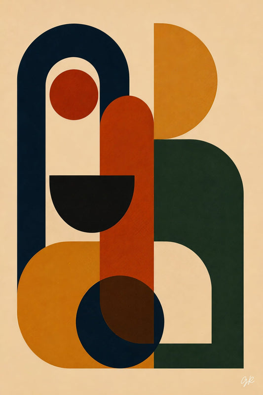 Composition No. 11 Velvet Geometry