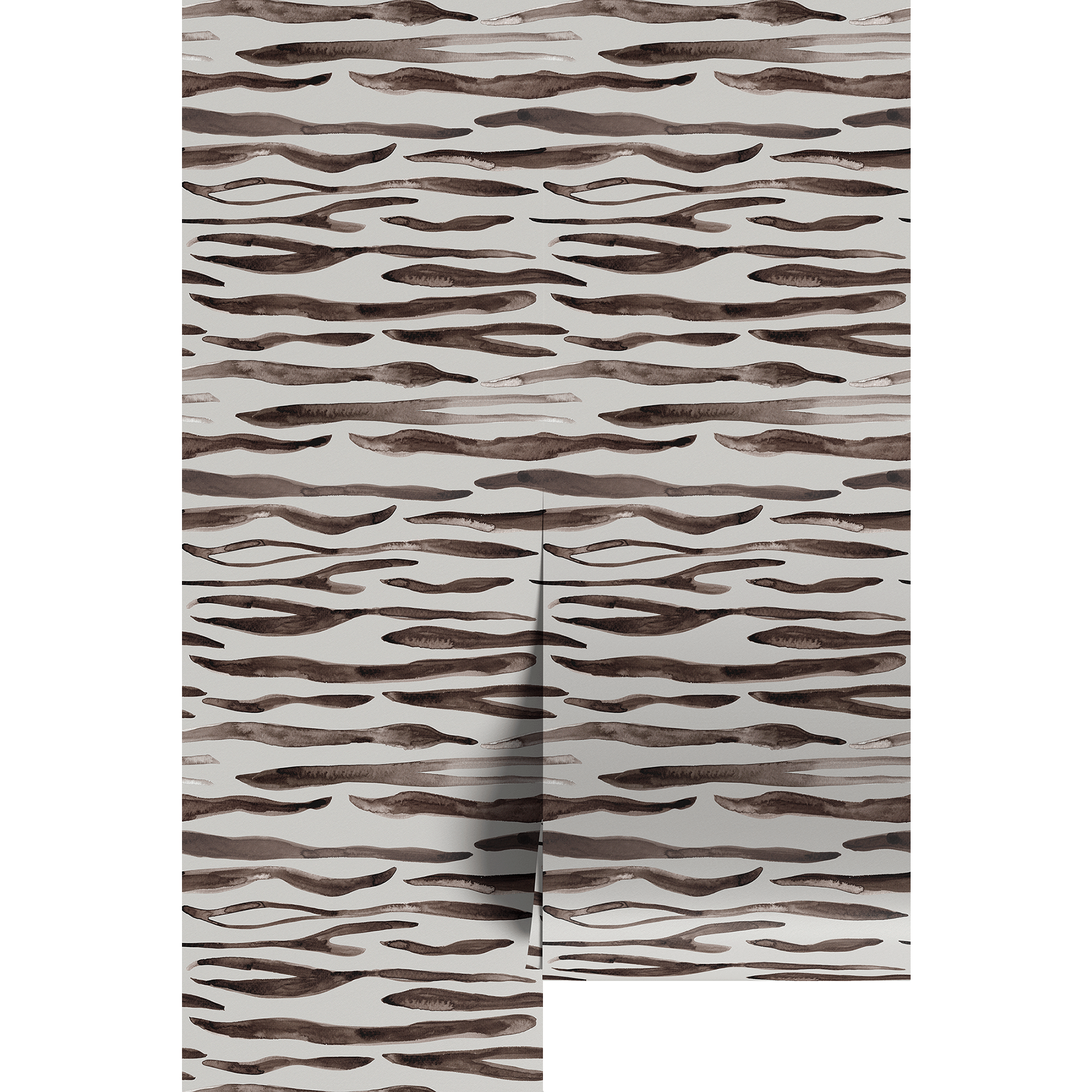 Patterned fabric with wavy lines on a white background