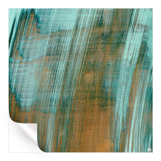 Teal Strokes