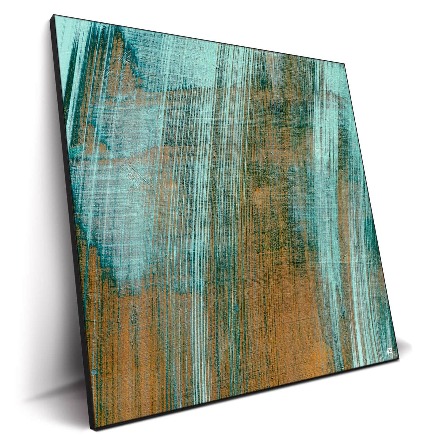 Teal Strokes