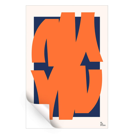 Dark Orange Lines