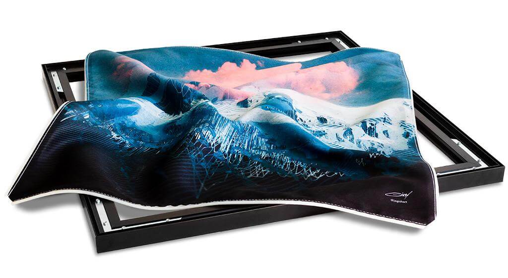 Oversized Wall Art Framed Fabric Decor Oversized Art Prints for Huge Walls