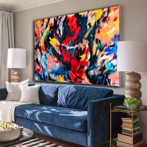Extra Large Abstract Wall Art | BIG Wall Décor