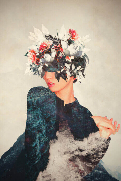 Flower Head Art BIG Wall Décor