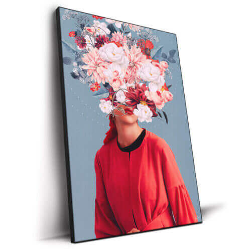 Spring Floral Head Wall Art BIG Wall Décor