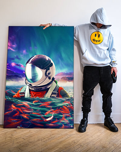 Decorating a Home with a Large Astronaut Wall Art Piece