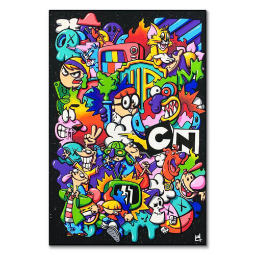 Cartoon Network Doodle Collage BIG Wall Décor