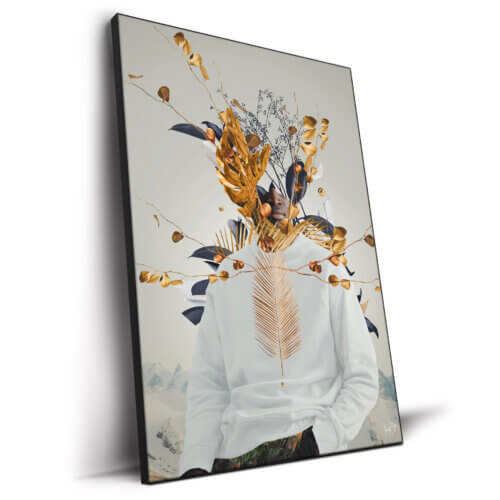 Silence and Simplicity Are The Same Person Wall Art by Frank Moth