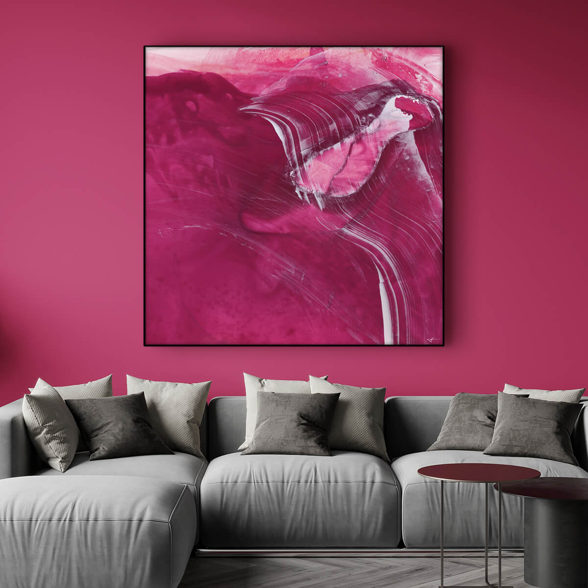 Pink Elegance Canvas – ClockCanvas