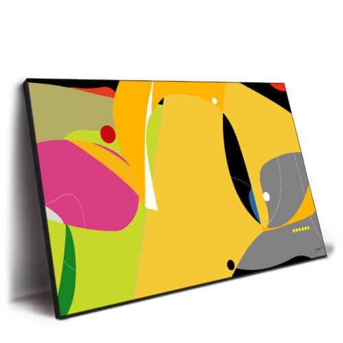 Vibrant Color Abstract Shapes Art | BIG Wall Décor