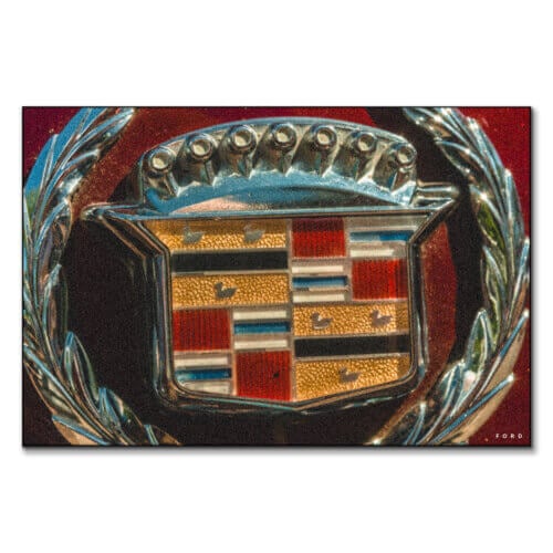 Cadillac Hood Emblem Wall Art BIG Wall Décor