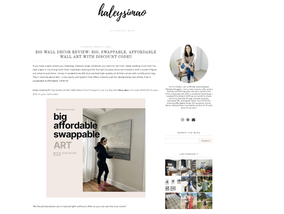 Haley Simao - Lifestyle Blog