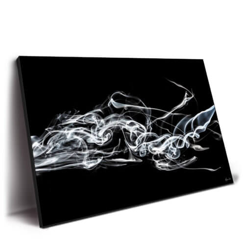 View of White Smoke Minimalist Wall Art | BIG Wall Décor