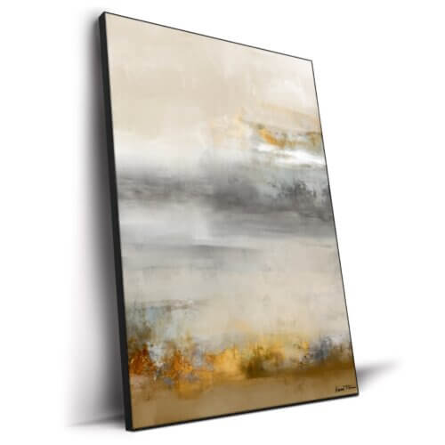Gold and Silver Abstract Wall Art BIG Wall Décor