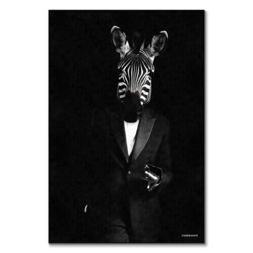 suit-man-zebra-head-collage-big-wall-d-cor