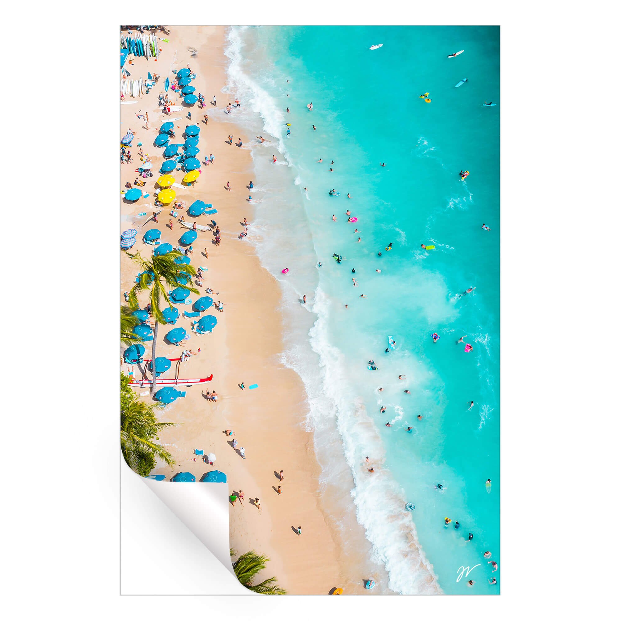 Waikiki Beach Wall Art | BIG Wall Décor