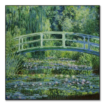 Water Lilies and Japanese Bridge