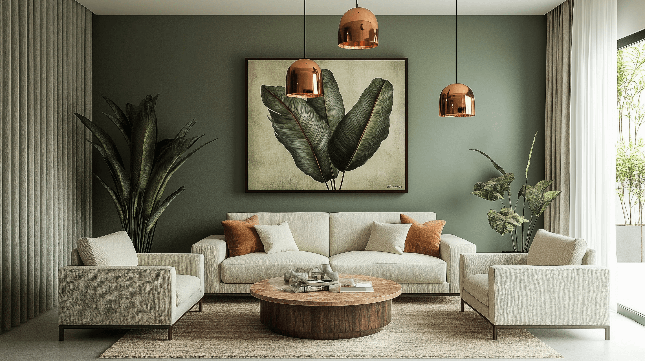 Fall Wall Decor 2025: Big Art + Warm Neutrals, image size:2560x1435