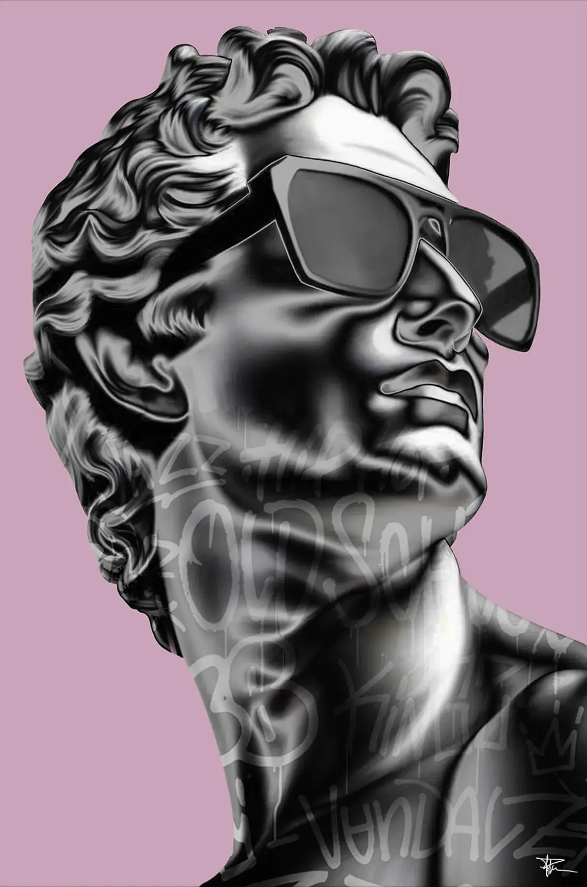 Statue of David Sunglasses| BIG Wall Décor