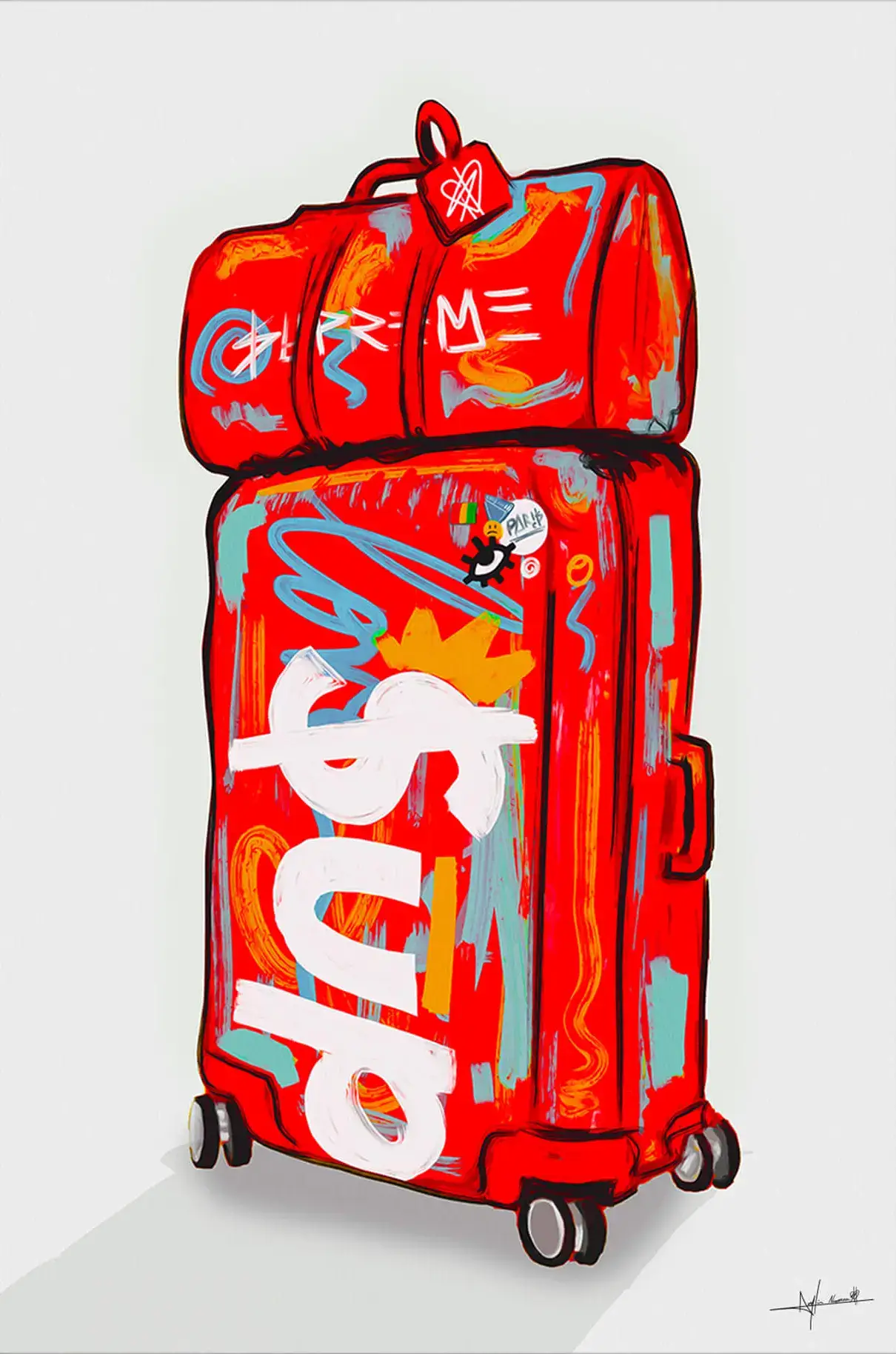 Supreme Suitcase Wall Art | BIG Wall Décor