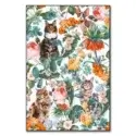 Cat and Floral Pattern III #1