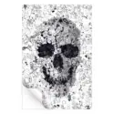 Skull composed of various intricate doodles and drawings forming a cohesive and detailed image.