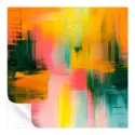 Vibrant abstract contemporary wall art with bold colors and energetic brush strokes.
