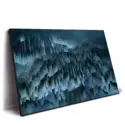 Digital abstract artwork with slate blue hues, creating a soothing textured composition.