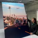 Huge Palm Tree Street Wall Art Huge Decor Prints