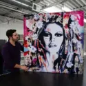Huge Collage Floral Wall Art Huge Decor Prints